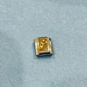 2/$15 - Y2K Candy Cane 9mm Italien Charm
